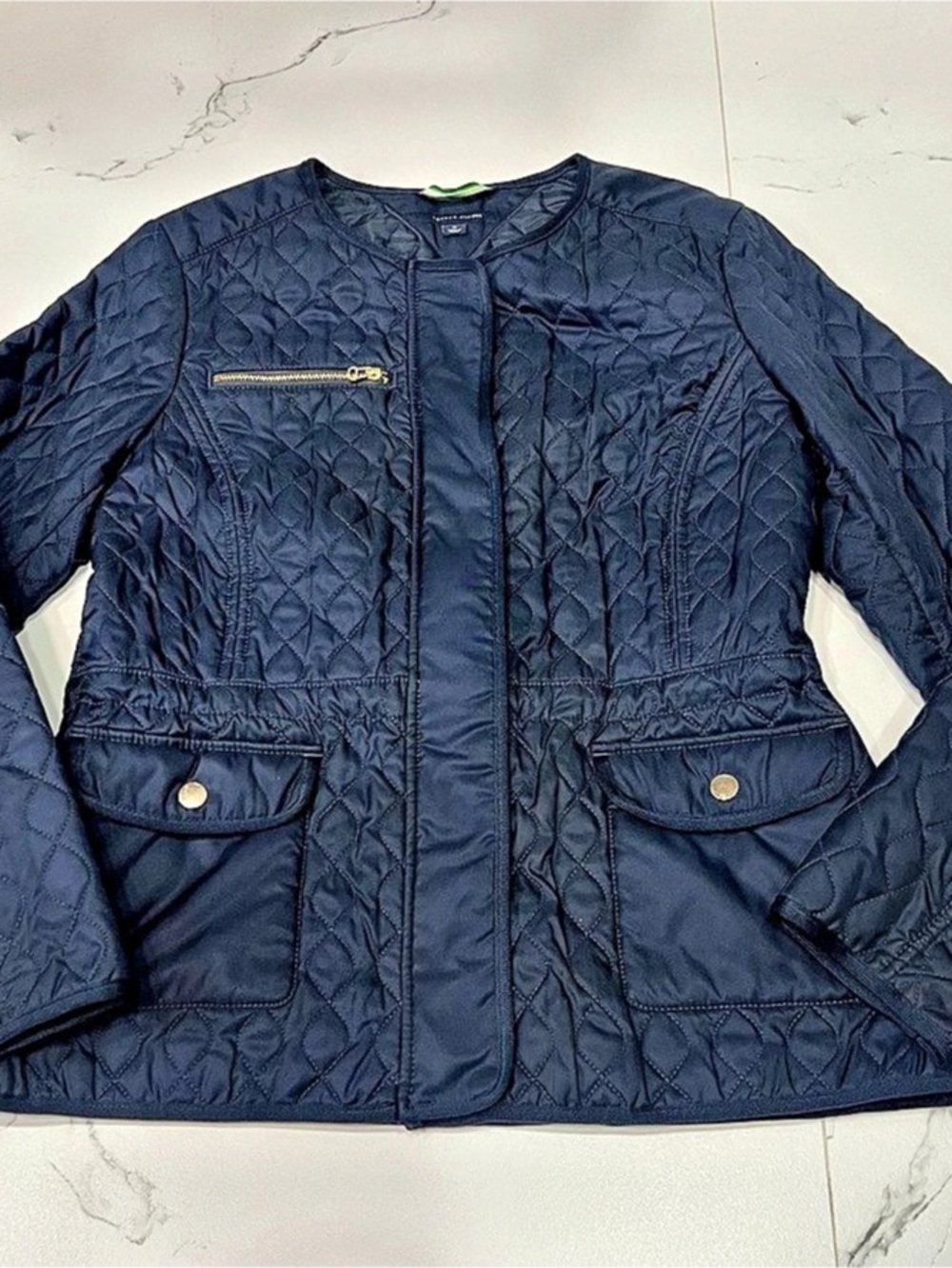 Tommy Hilfiger Quilted Jacket in Blue Like New